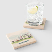 ハッピーキャンパートレーラー ストーンコースター (横)