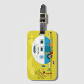 ハッピーキャンパートレーラー ラゲッジタグ (正面縦)