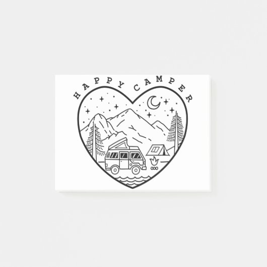 ハッピーキャンパードードル ポストイット (正面)