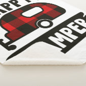 ハッピーキャンパーバッファロープレイドシェルパブランケット シェルパブランケット (3/4)