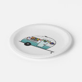 ハッピーキャンパーバン ペーパープレート (アングル)