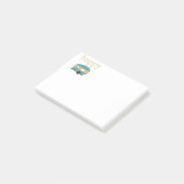 ハッピーキャンパーパーパーソナリティ金ゴールドティール（緑がかった色）トラベルトレーラー ポストイット (アングル)