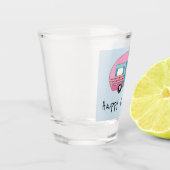 ハッピーキャンパーピンクRV ショットグラス (左)