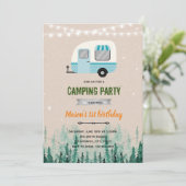 ハッピーキャンパーボーイテーマ招待状 招待状 (スタンド正面)