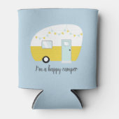 ハッピーキャンパーレトロヴィンテージクーラーボックス 缶クーラー (正面)