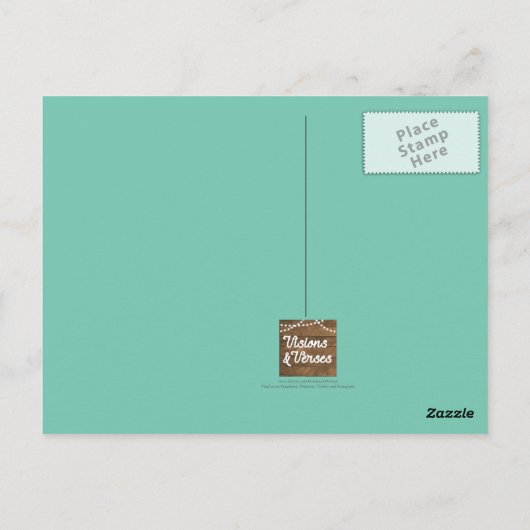 ハッピーキャンパー感動的はがき ポストカード (裏面)