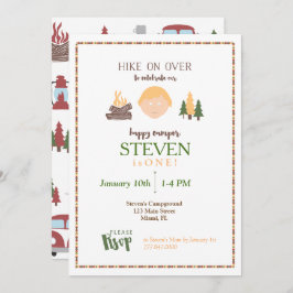 ハッピーキャンパー招待状 招待状