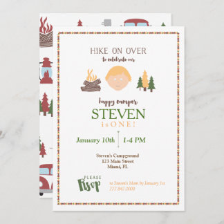 ハッピーキャンパー招待状 招待状