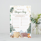 ハッピーキャンパー推測おむつバッグゲーム (スタンド正面)