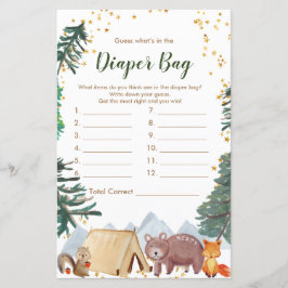 ハッピーキャンパー推測おむつバッグゲーム