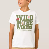 ハッピーキャンパー男子の誕生日  Tシャツ (正面)