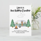 🎉ハッピーキャンパー誕生日 – アドベンチャー待ち！ 招待状 (スタンド正面)
