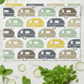 ハッピーキャンパー |カンパモダンーデコールレトロ キッチンタオル (折り畳み)