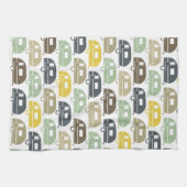 ハッピーキャンパー |カンパモダンーデコールレトロ キッチンタオル (横)