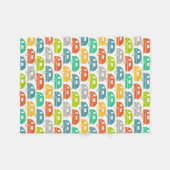 ハッピーキャンパー |キャンパモダンー毛布のブリツ フリースブランケット (正面(横))