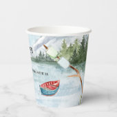 ハッピーキャンパー |キャンプ誕生日紙カップ 紙コップ (裏面)