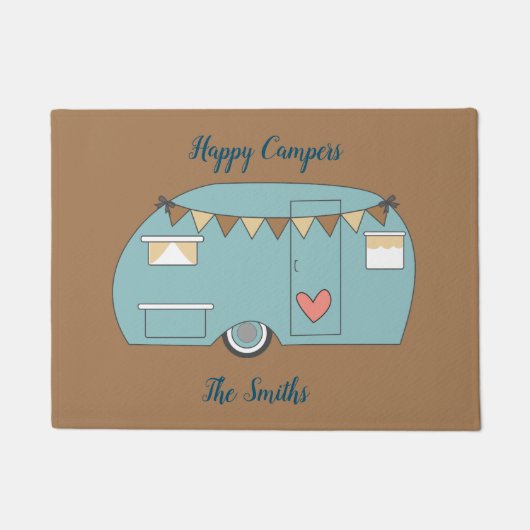 ハッピーキャンパー ドアマット (正面)