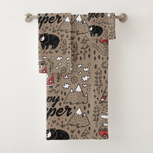 ハッピーキャンパー バスタオルセット (インサイチュ)