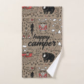 ハッピーキャンパー バスタオルセット (ハンドタオル)
