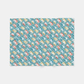 ハッピーキャンパー フリースブランケット (正面(横))