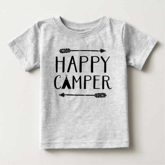 ハッピーキャンパー ベビーTシャツ (正面)