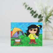 ハッピーキャンパー ポストカード (スタンド正面)