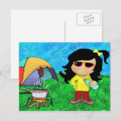 ハッピーキャンパー ポストカード (正面/裏面)
