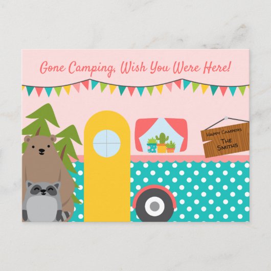 ハッピーキャンパー ポストカード (正面)