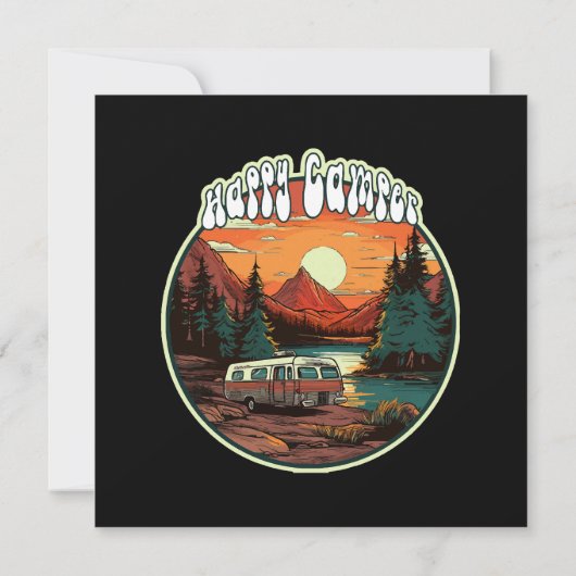 ハッピーキャンパー 招待状 (裏面)