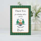 ハッピーキャンパー 誕生日カード 子供の誕生日 サンキューカード (スタンド正面)