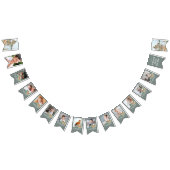 ハッピーキャンパー | 1年目の12か月のフォトコラージュ バンティングフラッグ (全)