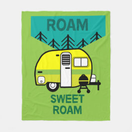 ハッピーキャンパー | Caravaner |カンパー装飾用クッションムー フリースブランケット