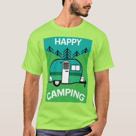 ハッピーキャンパー | Caravaner |カンパー装飾用クッションムー Tシャツ
