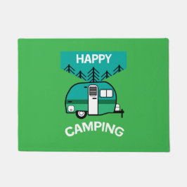 ハッピーキャンパー | Caravaner |キャンパー装飾用クッション ドアマット