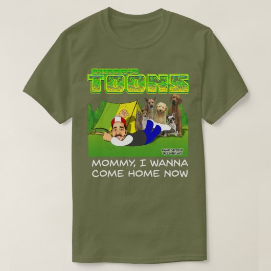 ハッピーキャンパー Tシャツ (デザイン正面)