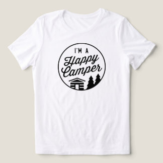 ハッピーキャンパーTシャツ 女性用カット トライブレンドＴシャツ