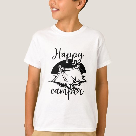 ハッピーキャンパーTシャツ Tシャツ (正面)