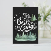 ハッピーキャンパ生まれートへキャンプ サンキューカード (スタンド正面)