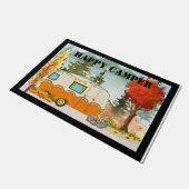 ハッピーキャンピングオータムドアマット ドアマット (アングル)