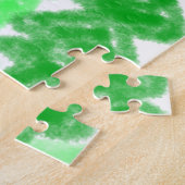 ハッピーキャンピングキャンパー1バースデーキッズ木 ジグソーパズル (側面)