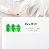 ハッピーキャンピングキャンパー1バースデーキッズ木 ラベル (インサイチュ)