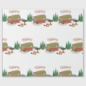 ハッピーキャンプ ラッピングペーパー (フラット)