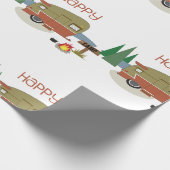 ハッピーキャンプ ラッピングペーパー (角)