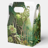 ハッピーキュートなワイルドワニのジャングルの木々美しい フェイバーボックス (オープン)