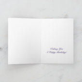 ハッピーキュートな恐竜の子供の誕生日の挨拶 カード (内部)