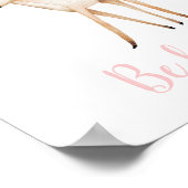 ハッピーキュートウォーターカラーボホウッドランド子供部屋 ポスター (角)