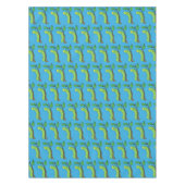 ハッピーキュートグリーンキャタピラーアニメイラストレーション テーブルクロス (正面)