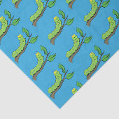 ハッピーキュートグリーンキャタピラーアニメイラストレーション 薄葉紙 (詳細)