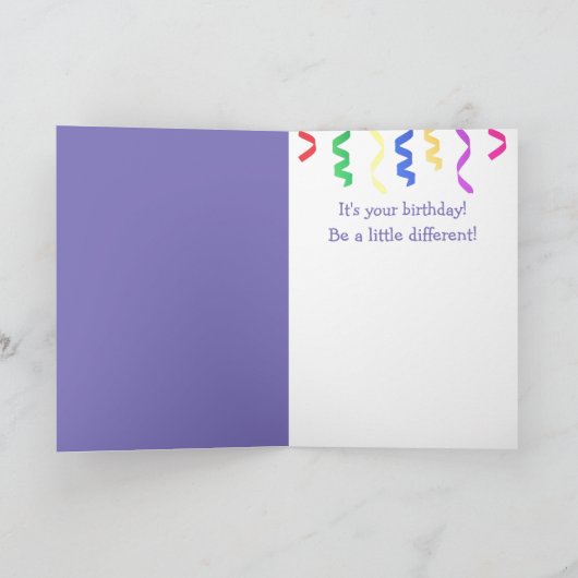 ハッピーキュートコルギ誕生日 カード (内部)