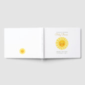 ハッピーキュートサンベビーシャワーゲストブック ゲストブック (全面)